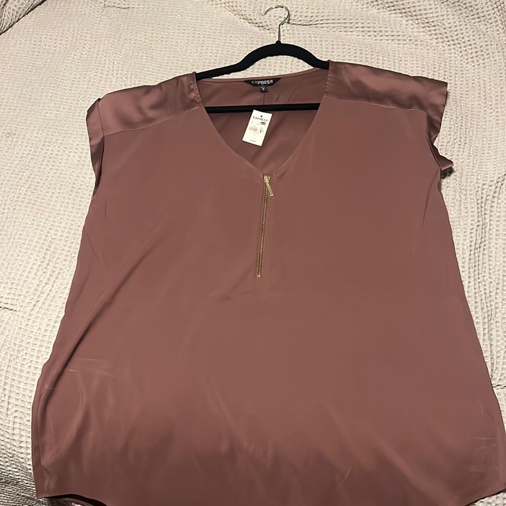 Express Satin blouse New with tags